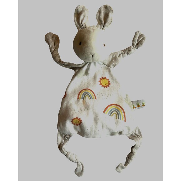 Bunnies by the Bay White Bunny Lovey Sun Clouds Little Sunshine Knotty Friend - Picture 1 of 14